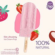 Order Keto Strawberry Ice Cream Pops Online