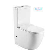 Ascoli Back Wall Rimless Toilet Suite - Clifton Bathrooms