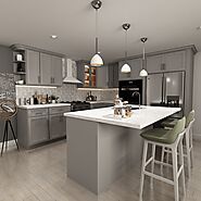 Timeless Appeal with Shaker Grey Kitchen Cabinets