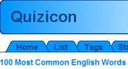 Quizicon - 100 Most Common English Words Quiz