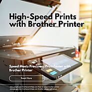 High-Speed Prints with Brother Printer