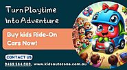 Buy kids Ride-On Cars and Turn Playtime Into Adventure