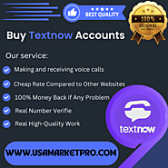 Buy Textnow Accounts – USAMarketPRO