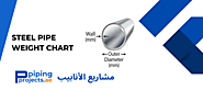 Steel Pipe Weight Chart in kg, mm, PDF - Piping Projects Middle East