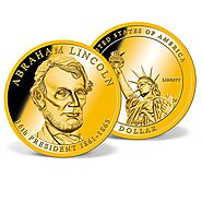 2. Abraham Lincoln Presidential Gold Coin: 18,000 Units Sold