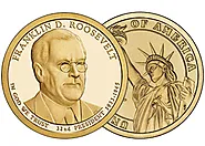 5. Franklin D. Roosevelt Presidential Gold Coin: 15,500 Units Sold