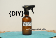 DIY: Sunburn Relief Spray with Essential Oils
