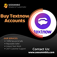 Website at https://seosmmbiz.com/product/buy-textnow-accounts/