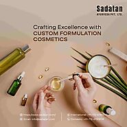 Tailored Custom Formulation Cosmetics by Sadatan Ayurveda