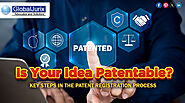 Website at https://www.globaljurix.com/blog/is-your-idea-patentable-key-steps-in-the-patent-registration-process.php