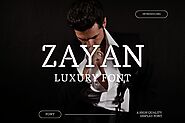 Zayan Luxury Font - Pluvix