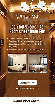 Comfortable non AC rooms near Amer Fort