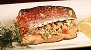 Rainbow Trout with Lemon Stuffing and Hollandaise