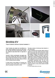 SlimStile EV - Tripod Turnstile for Internal or External Installation