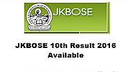 JKBOSE 10th Result 2016