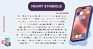 Heart Symbols (❤️‿❤️) ❤ (✿♡‿♡) - Easy Copy & Paste