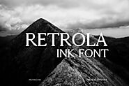 Retrola Ink Font - Pluvix