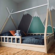 Shop Montessori Teepee Bed with Rails in Dubai | CASA HQ – Casa HQ