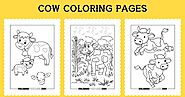 10 Cow Coloring Pages - Coloring Fun Pages