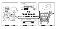 10 Fire Truck Coloring Pages - Coloring Fun Pages