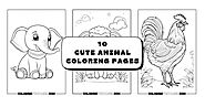 Cute Animal Coloring Pages - Coloring Fun Pages