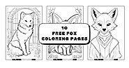 Fox Coloring Pages - Coloring Fun Pages