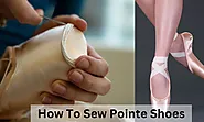 How to Sew Ribbon and Elastics on Pointe Shoes | ShoeAura