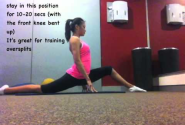 Vid #24: Front splits and Needle Scale training. Stretches for flexibility