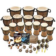 West African Drumming - Primary - 30 Player Wide Top Class Set - Buddies | Drums for Schools