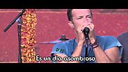 Coldplay - Amazing Day LIVE LETRA ESPAÑOL[LYRICS]2015