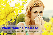 Another Allergy Symptoms Alleviating Drug Name Pheniramine Maleate