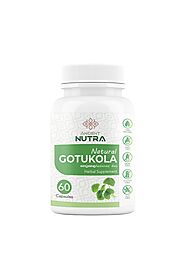 For Brain & Cognitive Support : Ancient Nutra Natural Gotu Kola supplement - 60 capsules