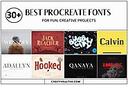 30+ Best Procreate Fonts For Procreate Lovers