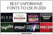 30+ Best Vaporwave Fonts to use in 2024 - Creativetacos