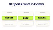 10 Sports Fonts In Canva - Creative Ultra