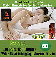 Ayurvedic Erectile Dysfunction Remedies To Treat Weak Erection By AyushRemedies.in