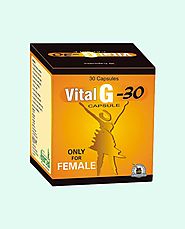 Ayurvedic Herbal Energy Enhancer Pills for Women, Vital G-30