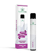 CBD Disposable Vape - Grape Ice (300mg) – SupremeCBD