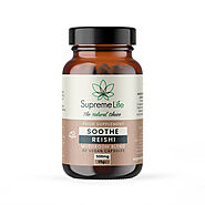 Reishi Mushroom Vegan Capsules - Soothe (500mg) – SupremeCBD