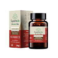 Ashwagandha Gummies (60x Raspberry Flavour Gummies) – SupremeCBD