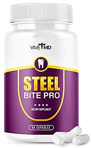 Steel Bite Pro for Teeth and Gum Repair - Official Formula - Dental Probiotic Tooth Repair with Oral Probiotics for T...