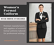 Women's Formal Uniform Manufacturer & Supplier