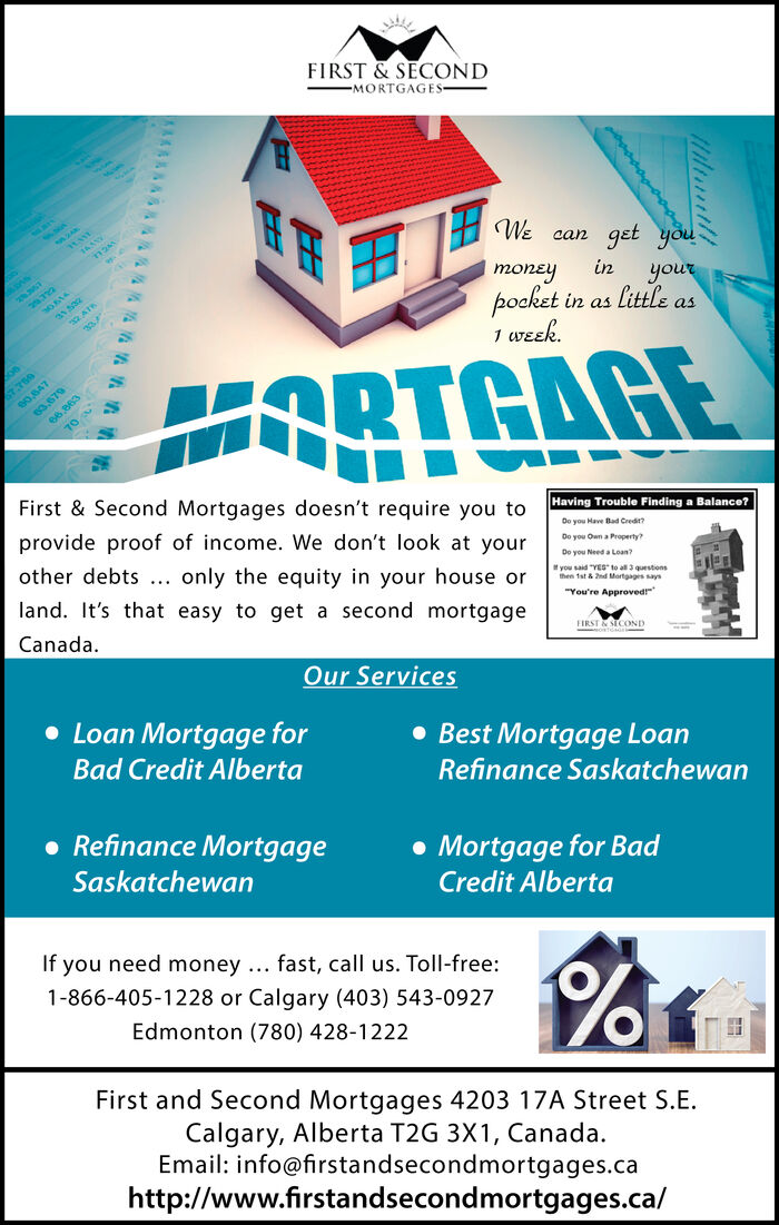 First And Second Mortgages A Listly List