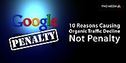 What causes a decline in organic traffic and not a penalty?