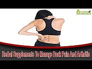 Herbal Supplements To Manage Back Pain And Arthritis That Are Safe