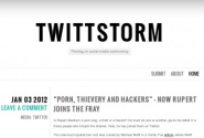 TwittStorm - tweets per minute