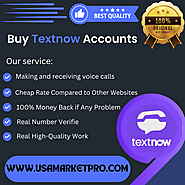 Buy Textnow Accounts - USAMarketPRO