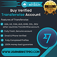 Buy Verified Wise Accounts - USAMarketPRO