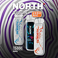 NORTH VISION (ZERO NICOTINE) 15,000 PUFFS DISPOSABLE VAPE