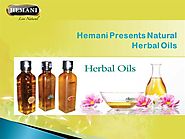 Hemani Presents Natural Herbal Oils